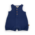 Nestor combinaison nid de puce bleu jungle - Moulin roty