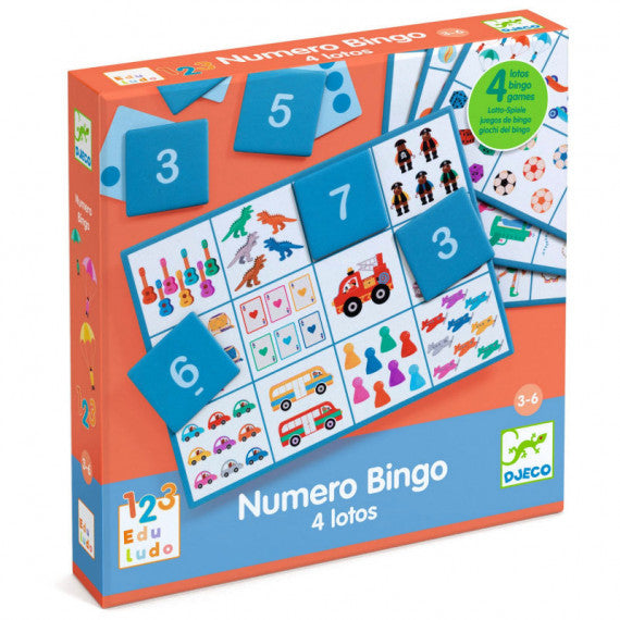 Jeu Edulodo Numéro Bingo - Djeco