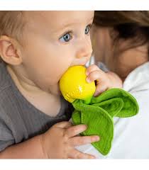 Le Lemon mini doudou teether - Oli&Carol
