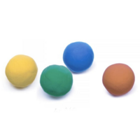 4 pots de pâte à modeler nature - Djeco