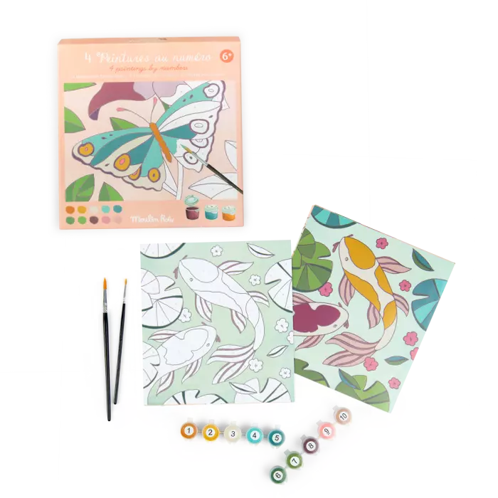 Peinture aux numéro Les rosalies - Moulin roty