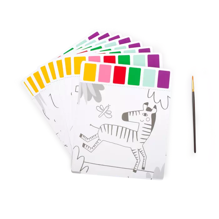 Peinture palette magique Les toupitis - Moulin roty