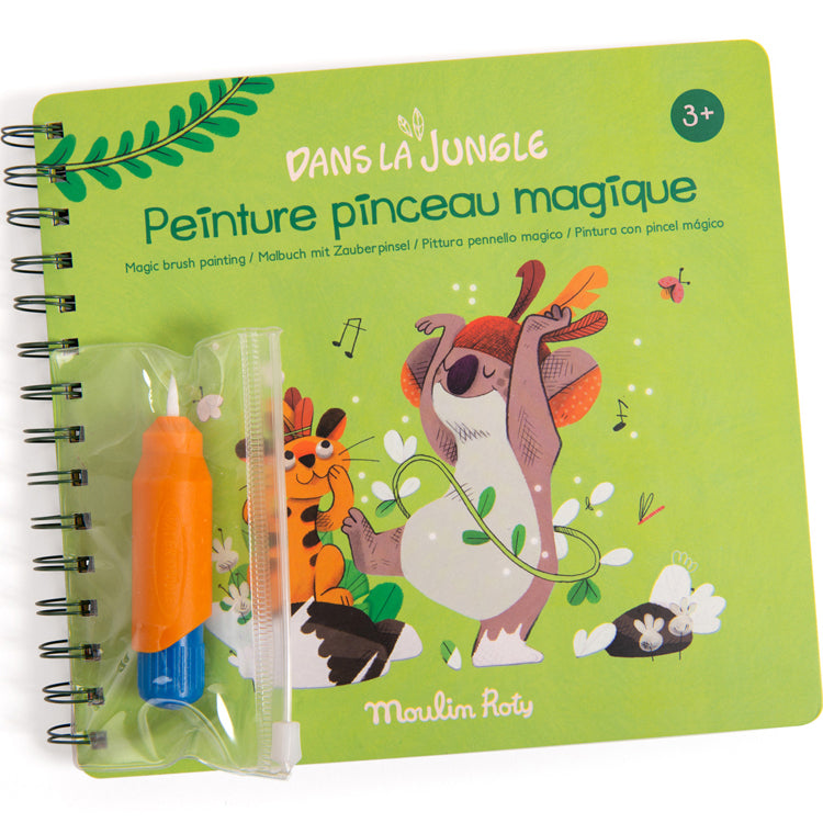 Peinture pinceau magique Dans la jungle - Moulin roty
