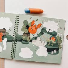 Peinture pinceau magique Dans la jungle - Moulin roty