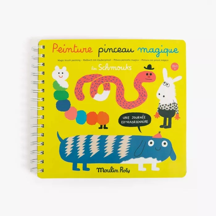 Peinture pinceau magique Les shmouks - Moulin roty