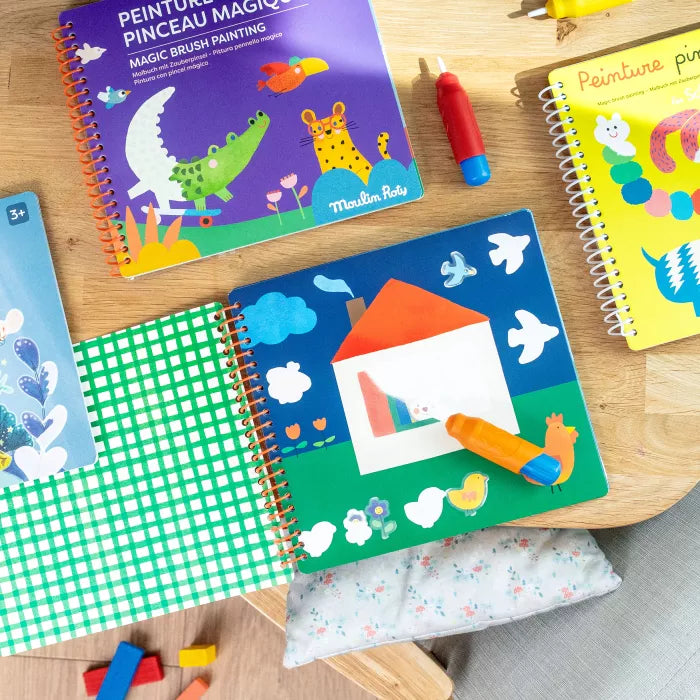 Peinture pinceau magique les Toupitis - Moulin roty