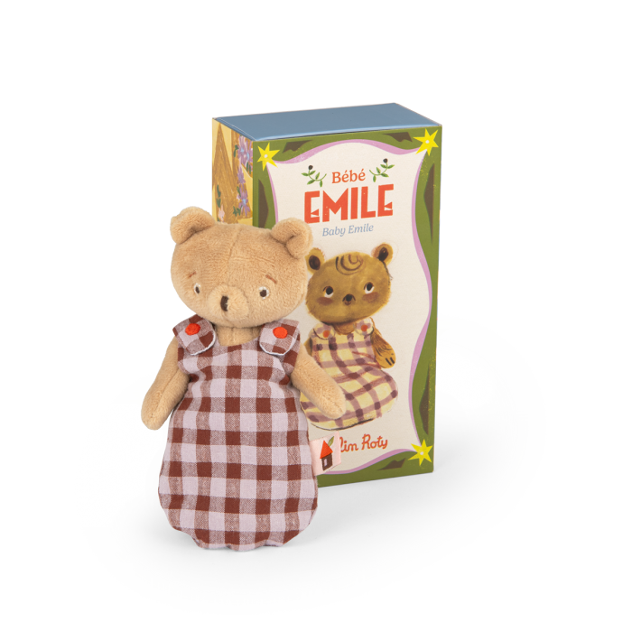 Peluche bébé Emile l'ourson Les Minouchkas - Moulin roty