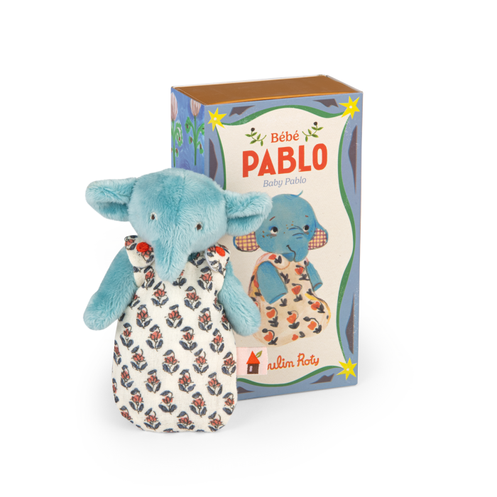 Peluche bébé Pablo l'éléphant Les Minouchkas - Moulin roty