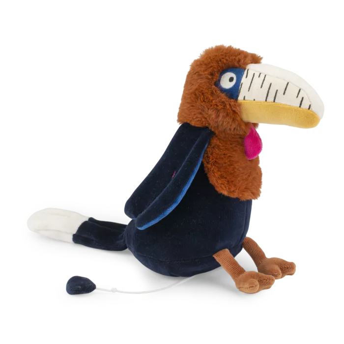 Peluche musical Calao Litchi la forêt de mawa - Moulin roty