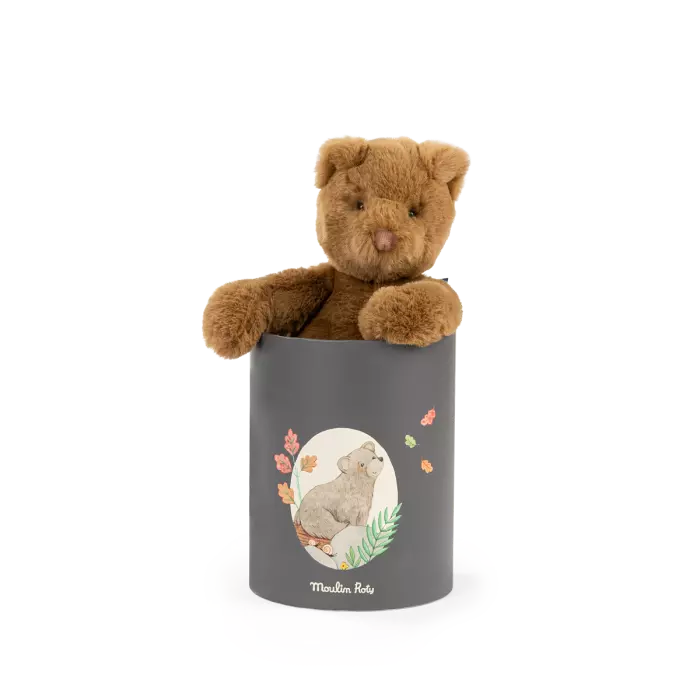 peluche ours Arthur en boite Arthur et Louison - Moulin roty