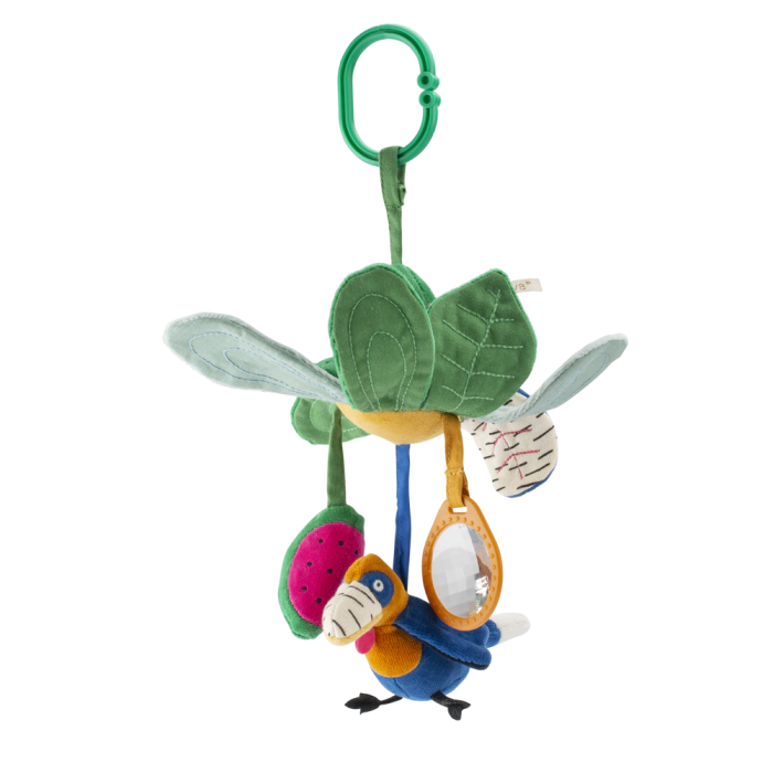 Peluche fleur d'activités à suspendre la forêt de mawa - Moulin roty