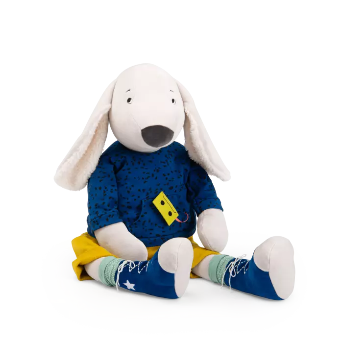 Peluche géante Pilou puce & pilou - Moulin roty