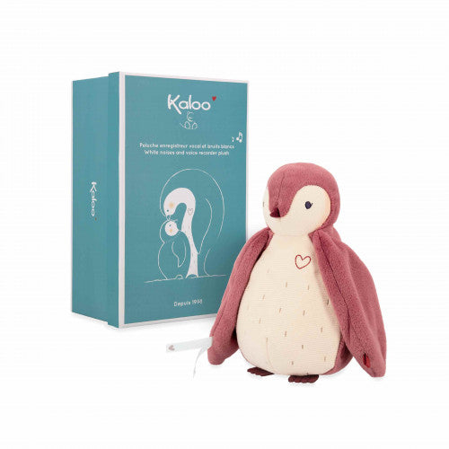 Peluche à bruits blancs Manchot rose - Kaloo