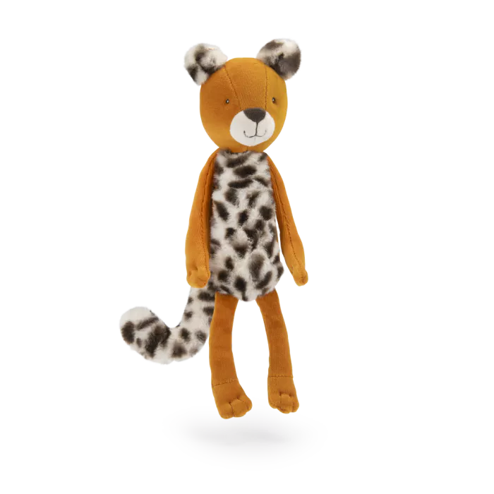 Peluche en boite léopard Taïgo la forêt de mawa - Moulin roty