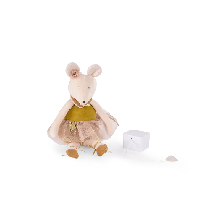 Peluche souris musicale la petite école de danse - Moulin roty