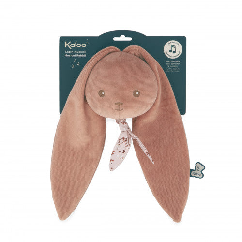 Peluche musicale lapin terracotta - Kaloo