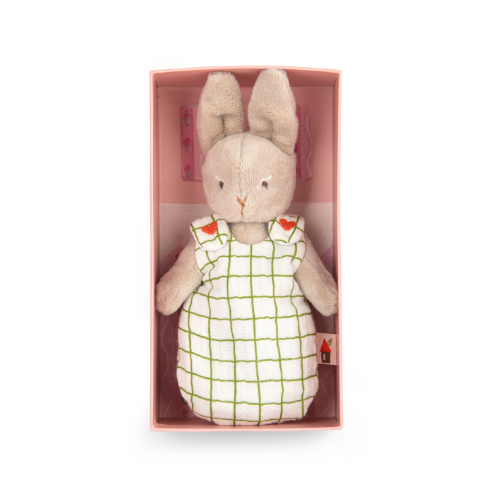 Peluche bébé Nine la lapine Les Minouchkas - Moulin rtioy