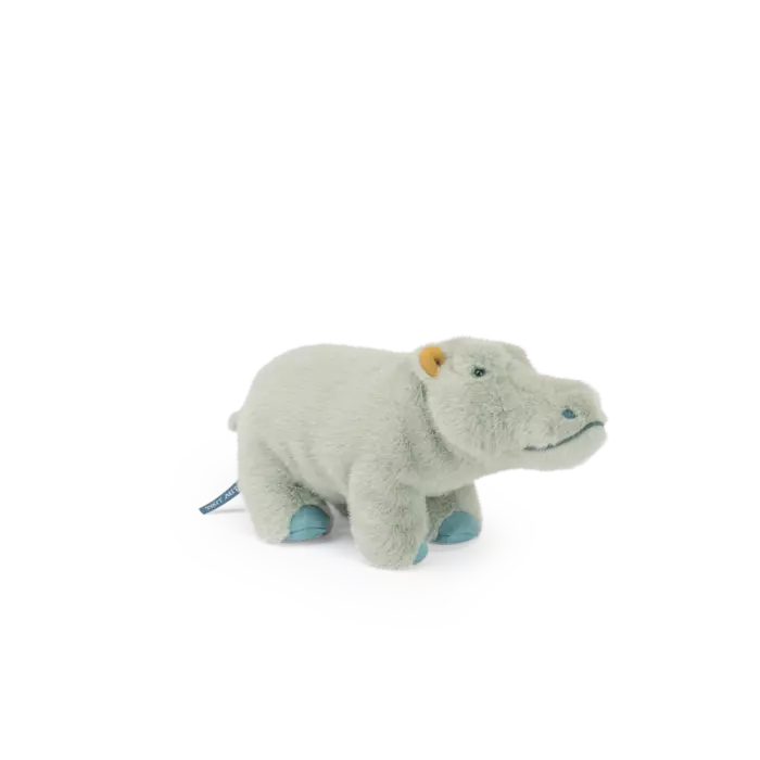 Petite peluche hippopotame tout autour du monde - Moulin roty