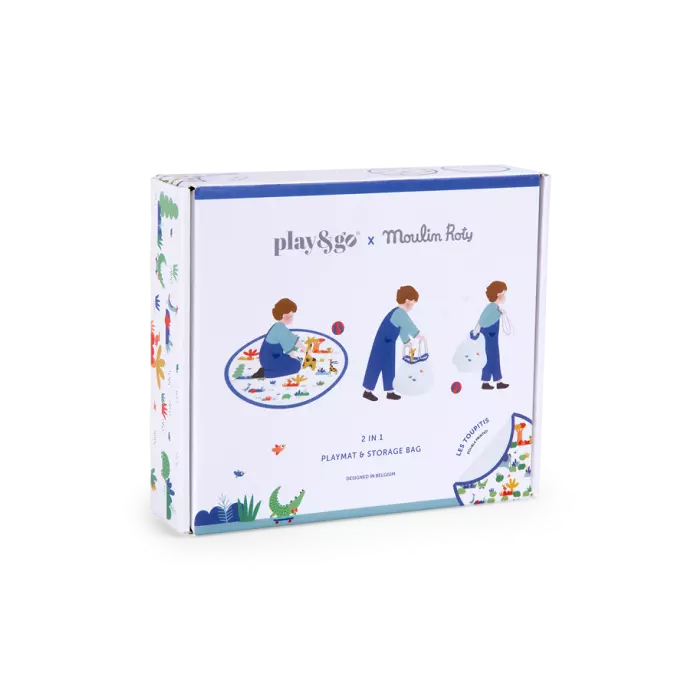 Tapis sac de jeux/jouets Les toupitis - Moulin roty