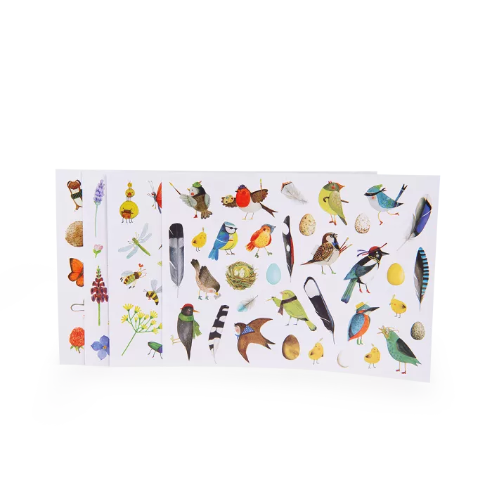 Pochette 133 stickers Le botaniste - Moulin roty