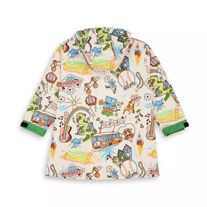 Poncho de pluie San francisco enfant - Hello hossy