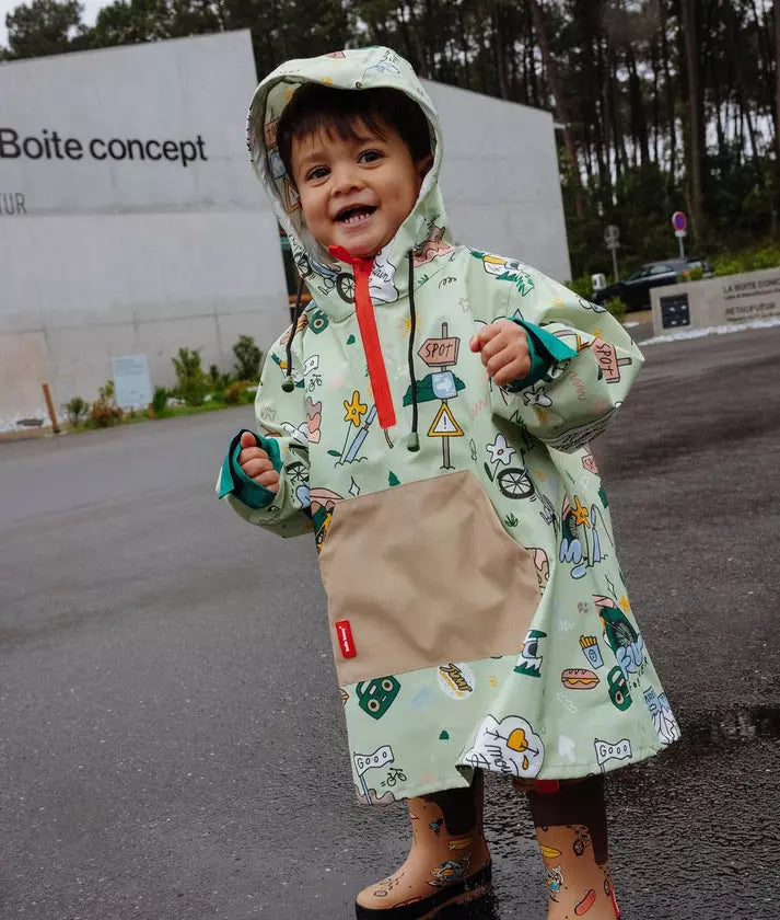 Poncho de pluie Mountain ride enfant - Hello hossy