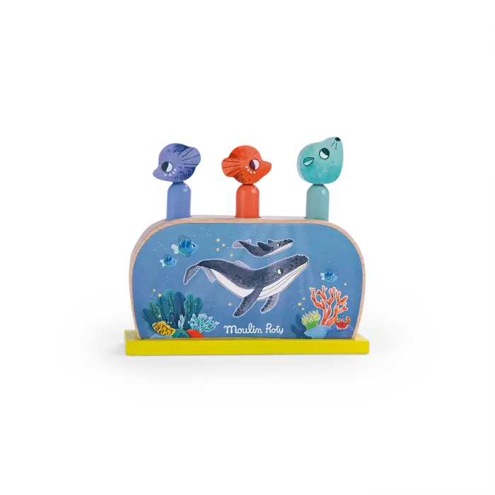 Pop up en bois les aventures de Paulie - Moulin roty