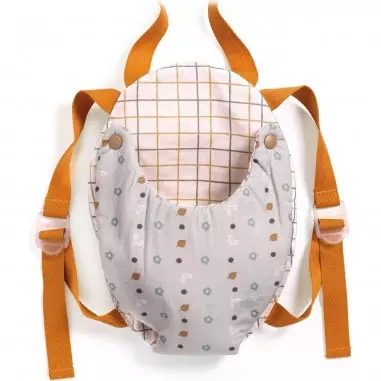 Porte bébé Blue grey pour poupons Pomea - Djeco