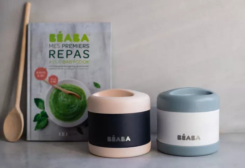 Thermo portion isotheme 500 ml bleu/gris - Béaba