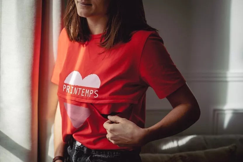 Printemps Le t-shirt d'allaitement - Brave Margot