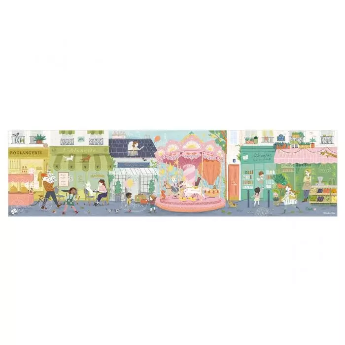 Puzzle 10 rue des lilas 350 pcs - Moulin roty