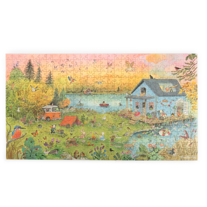 Puzzle au bord du lac 500 pcs - Moulin roty