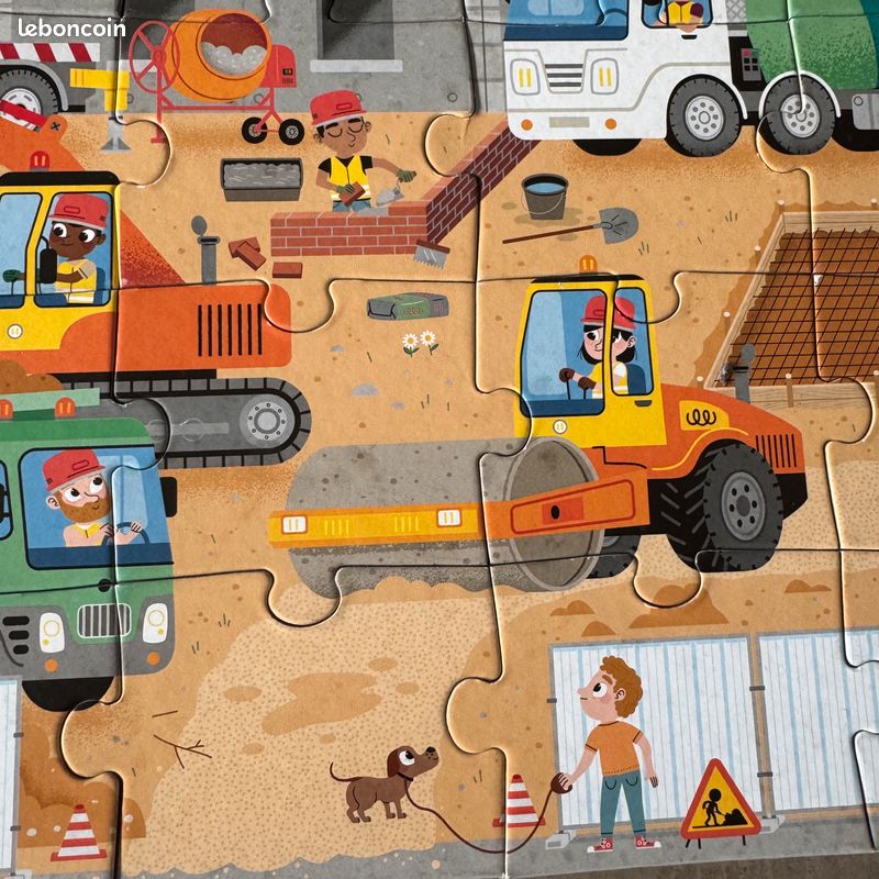 Puzzle Chantier 36 pcs - Janod