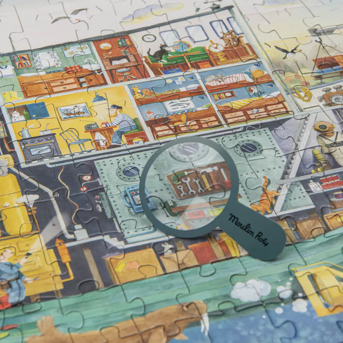 Puzzle Le bateau 200 pcs le jardin du moulin - Moulin roty