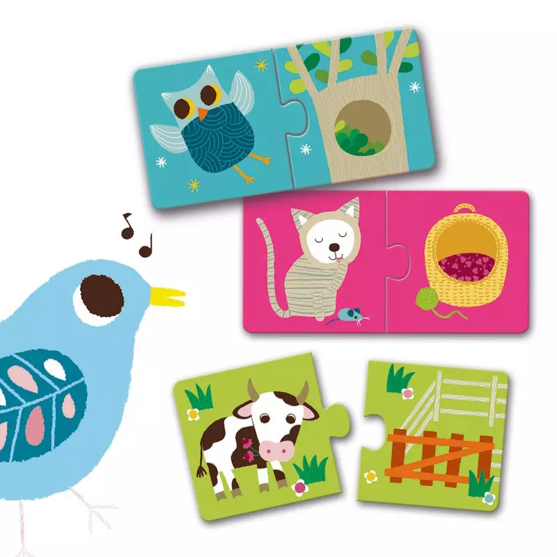 Puzzle duo habitat - Djeco