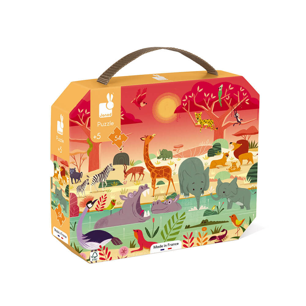 Puzzle La réserve animalière 54 pièces - Janod