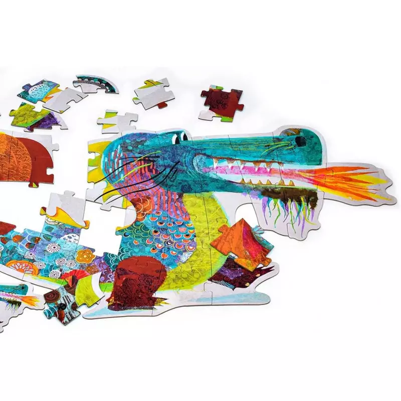 Puzzle géant Léon le dragon 58 pcs - Djeco
