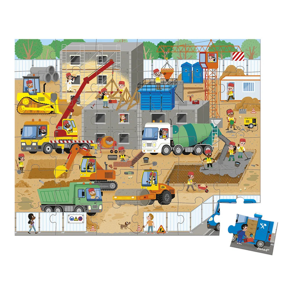 Puzzle Chantier 36 pcs - Janod