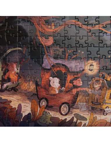 Puzzle La vallée mystérieuse (350 pièces) La Bande à Jojo - Moulin roty