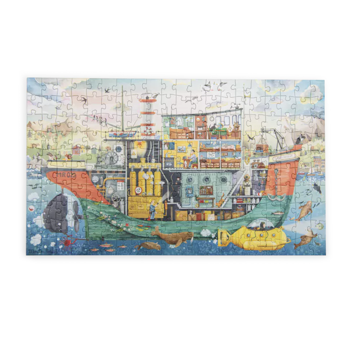 Puzzle Le bateau 200 pcs le jardin du moulin - Moulin roty