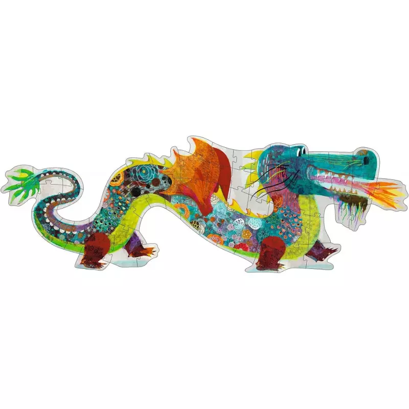 Puzzle géant Léon le dragon 58 pcs - Djeco