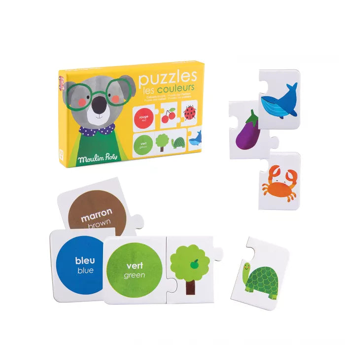 Puzzles Les couleurs Les popipops - Moulin roty