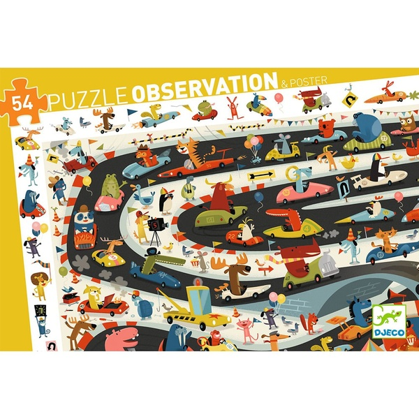 Puzzle observation rallye automobile - Djeco