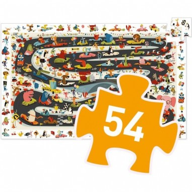 Puzzle observation rallye automobile - Djeco