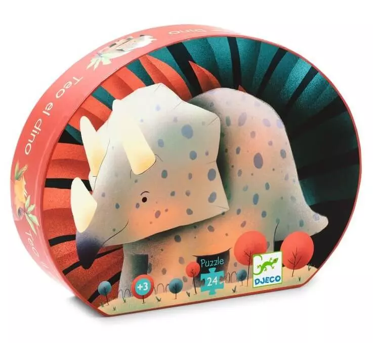 Puzzle Téo le dino 24 pcs - Djeco