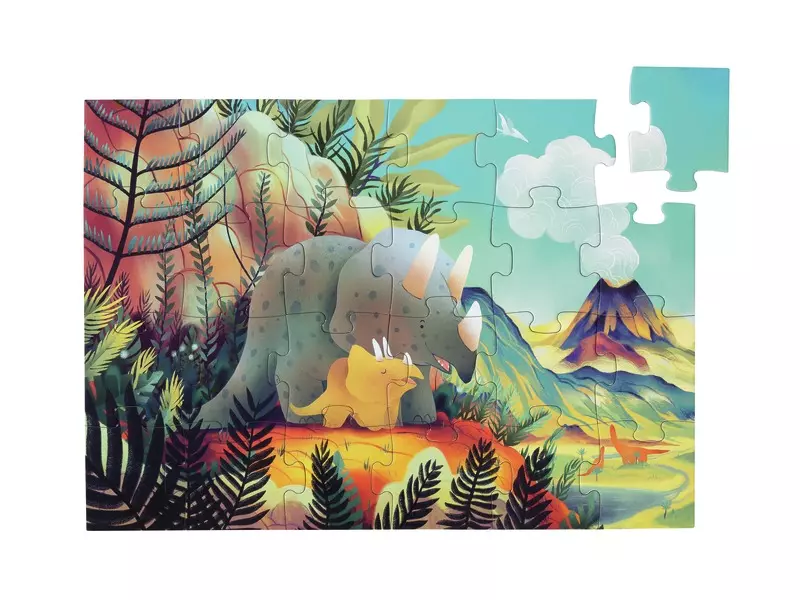 Puzzle Téo le dino 24 pcs - Djeco