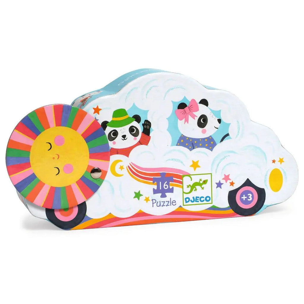 Puzzle voiture nuage - djeco