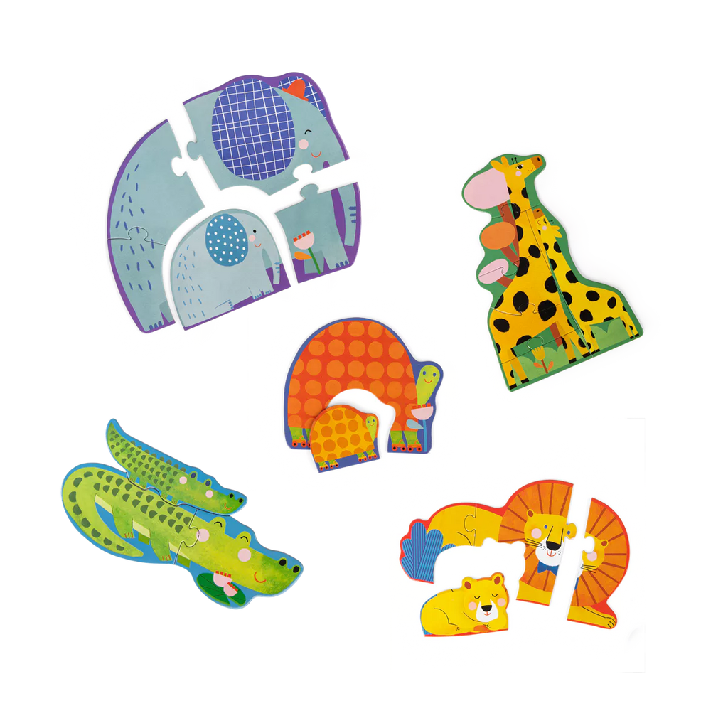 Puzzle évolutif Les toupitis - Moulin roty