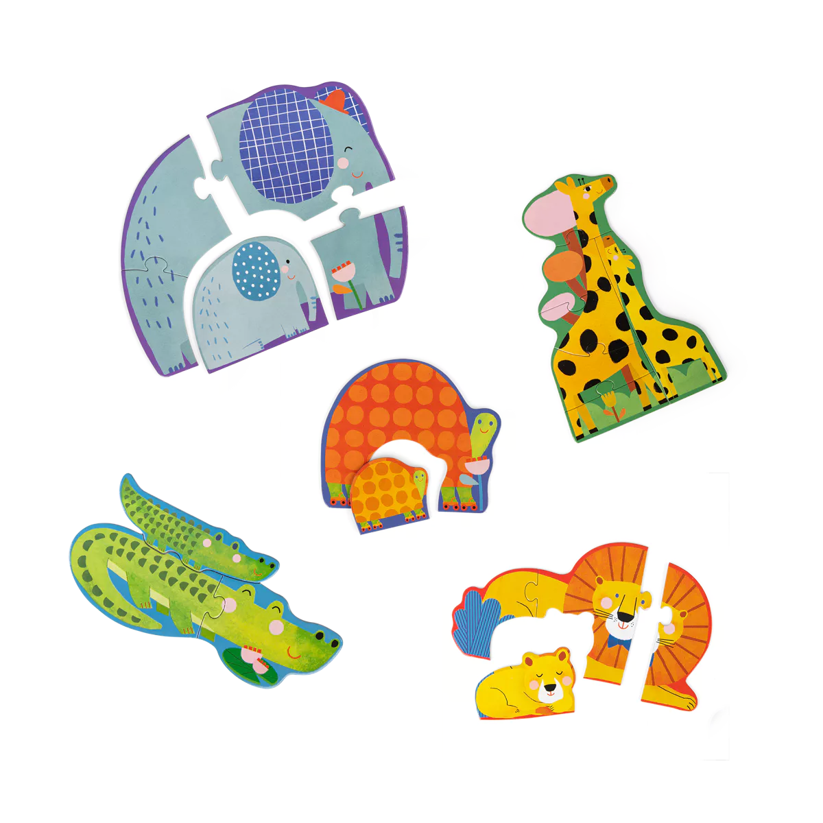 Puzzle évolutif Les toupitis - Moulin roty