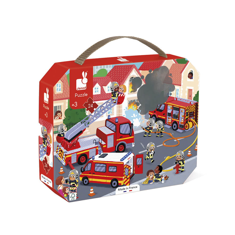Puzzle Pompiers 24 pieces - Janod